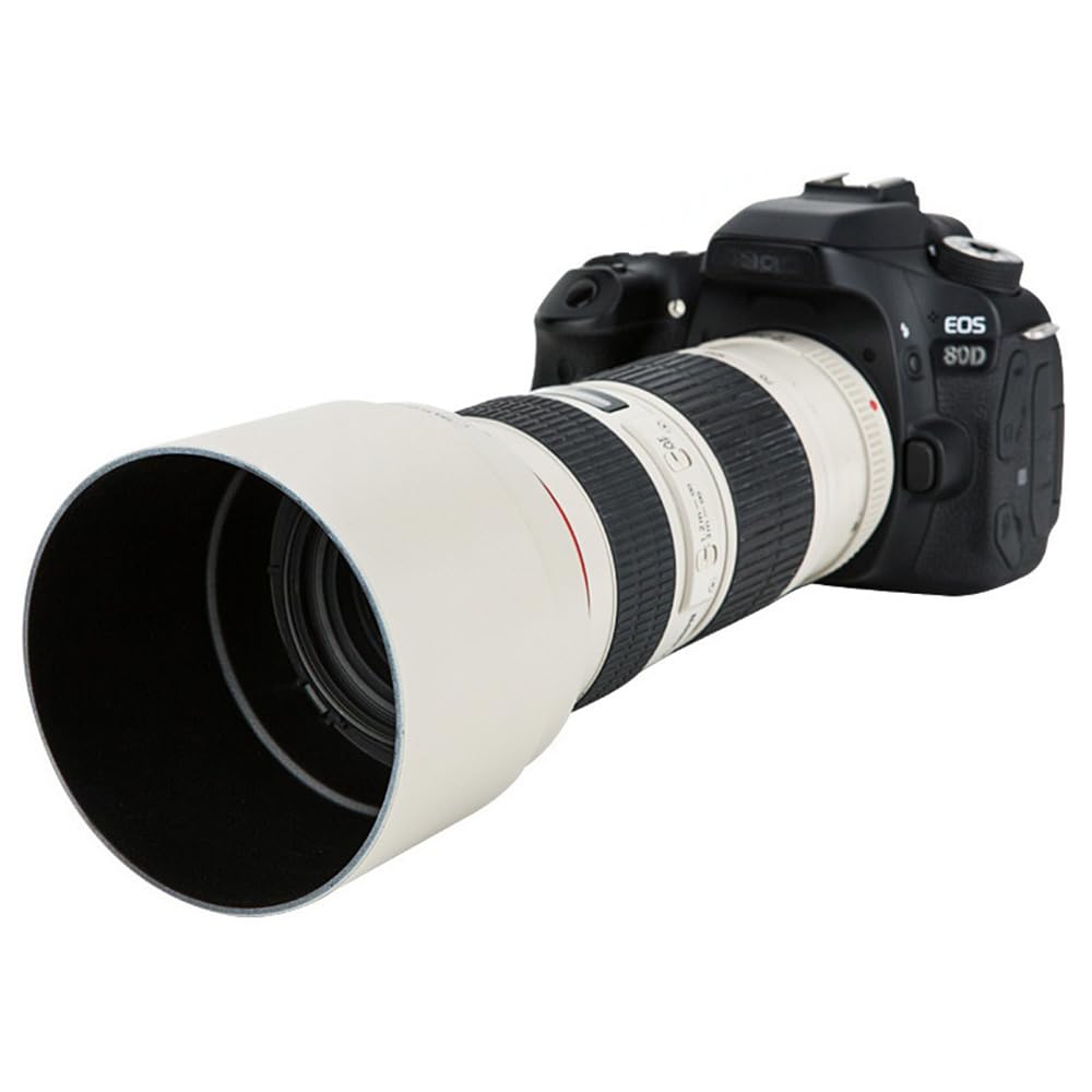 Paraluce reversibile per ET-74, compatibile con obiettivi Canon EF 70-200 mm f/4L IS USM e EF 70-200 mm f/4L, supporta filtri da 67 mm