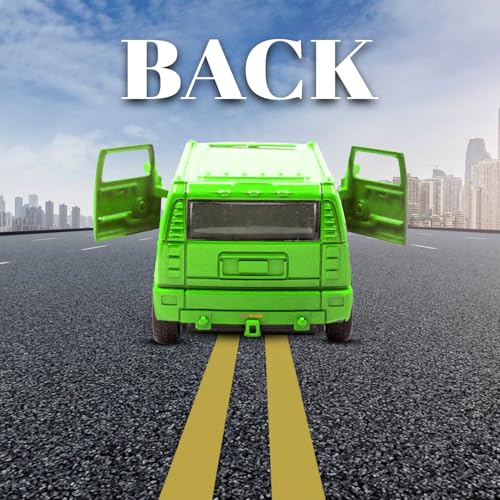 Image of Toy Cloud DieCast Model Cars Hummer Metal Car for Kids Pull Back Action Opening Doors Toy Cars for Boys 5-8 Years - Green