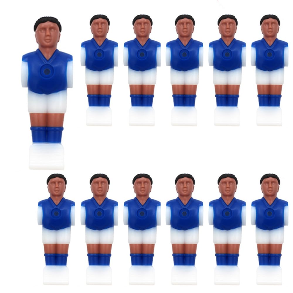 POFET 12pcs Table Soccer Football Man Guy Player - Foosball Accessories - Perfect for Players Tournament Replacement Parts