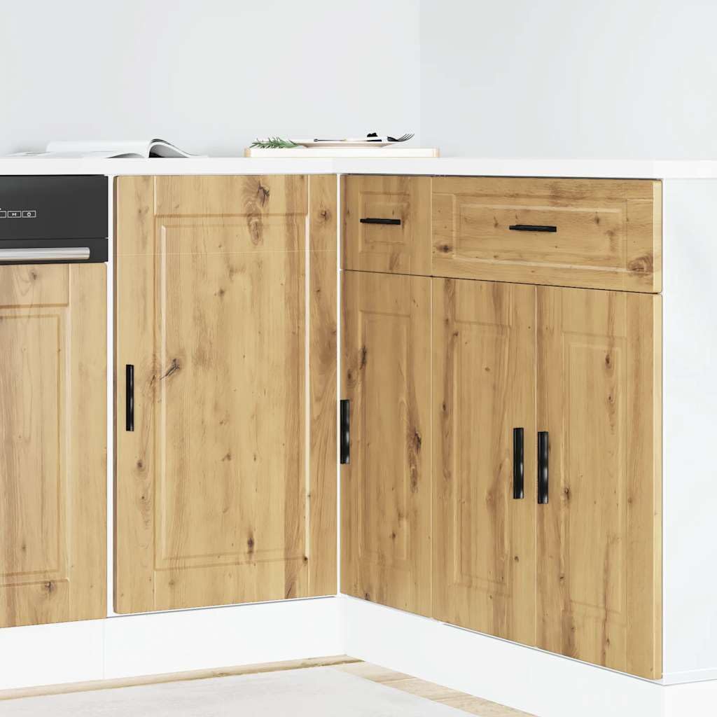 vidaXL Base da Cucina Porto Rovere Artigianale Legno Multistrato, Mobile Base lavello, lavello Cucina Base Mobile, Cucina Base Mobile