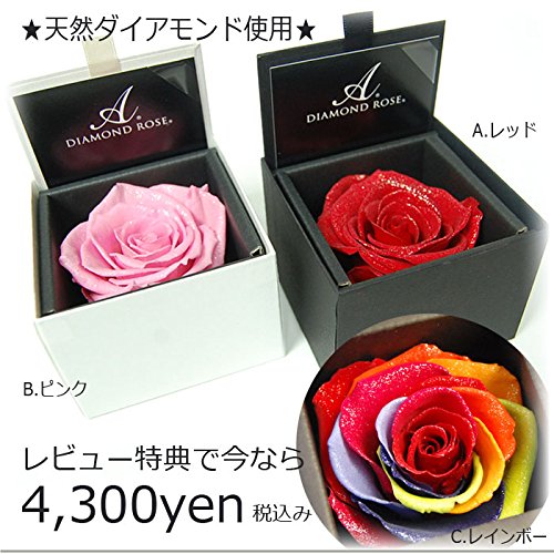 Amazon｜プリザーブドフラワー ダイアモンドローズ AMOROSA アモローサ