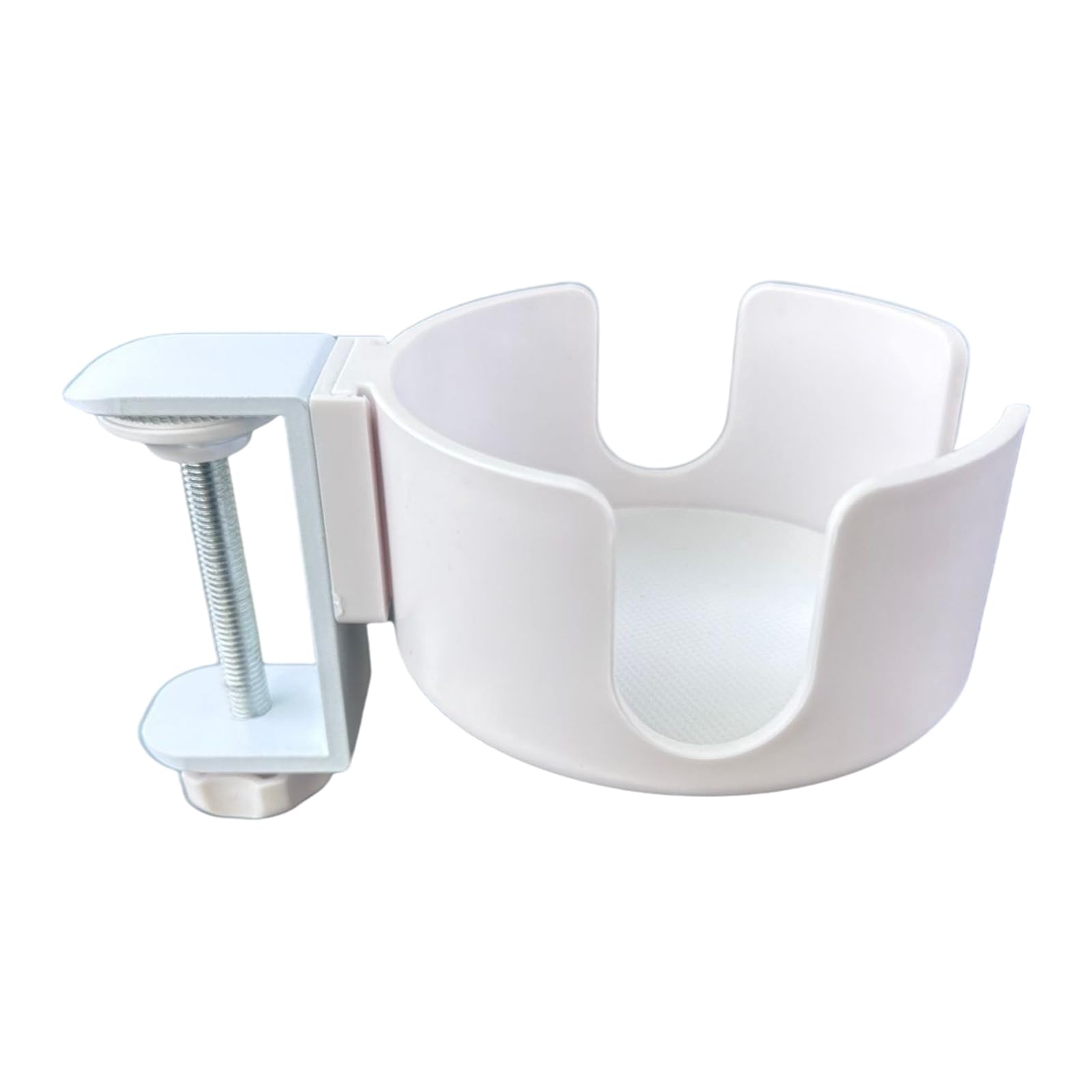 MICFENY Fashionable Desk Edges Cup Holder Clamp Secure Beverages Dock for Use Workspaces Adjustable Desk Attachment