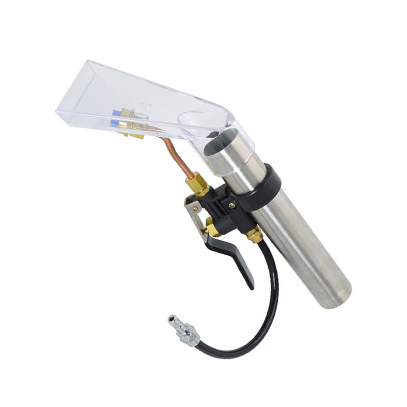 Transparent Suction Head Scrub Head Nozzle Upholstery Nozzle Vacuum Attachment High Temperature Spray Vacuum Cleaner