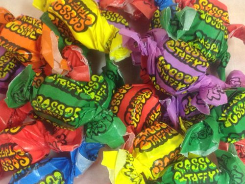 Taffy Town Assorted Gourmet Sassy Salt Water Taffy, 5 Lb Bag (Sour)