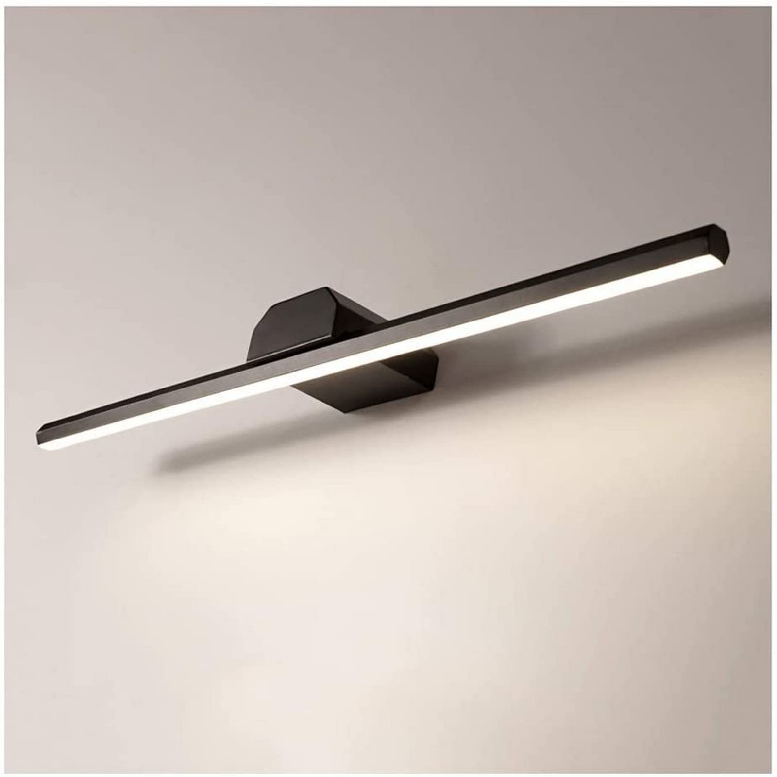 Desk Lamp Lampe de Miroir Avant de Miroir à LED - Phares de Miroir à LED - Salle de Bain Moderne et Minimaliste - Armoire de Salle de Bain - Lampe de Miroir de Maquillage - Lampe de Coiffeuse - Noir