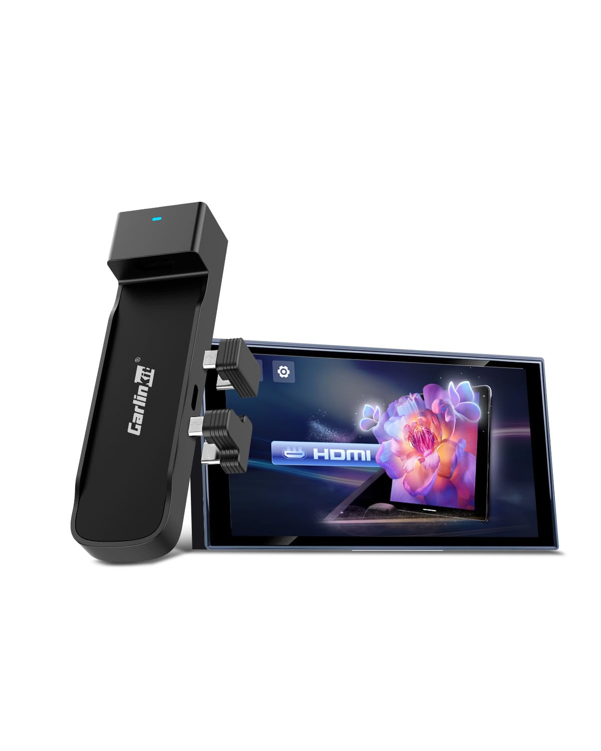 Carlinkit CarPlay e Android Auto, FireDrive Link Pro con HDMI per Fire TV Stick, dongle wireless e convertitore TV auto per CarPlay con cavo OEM, Plug