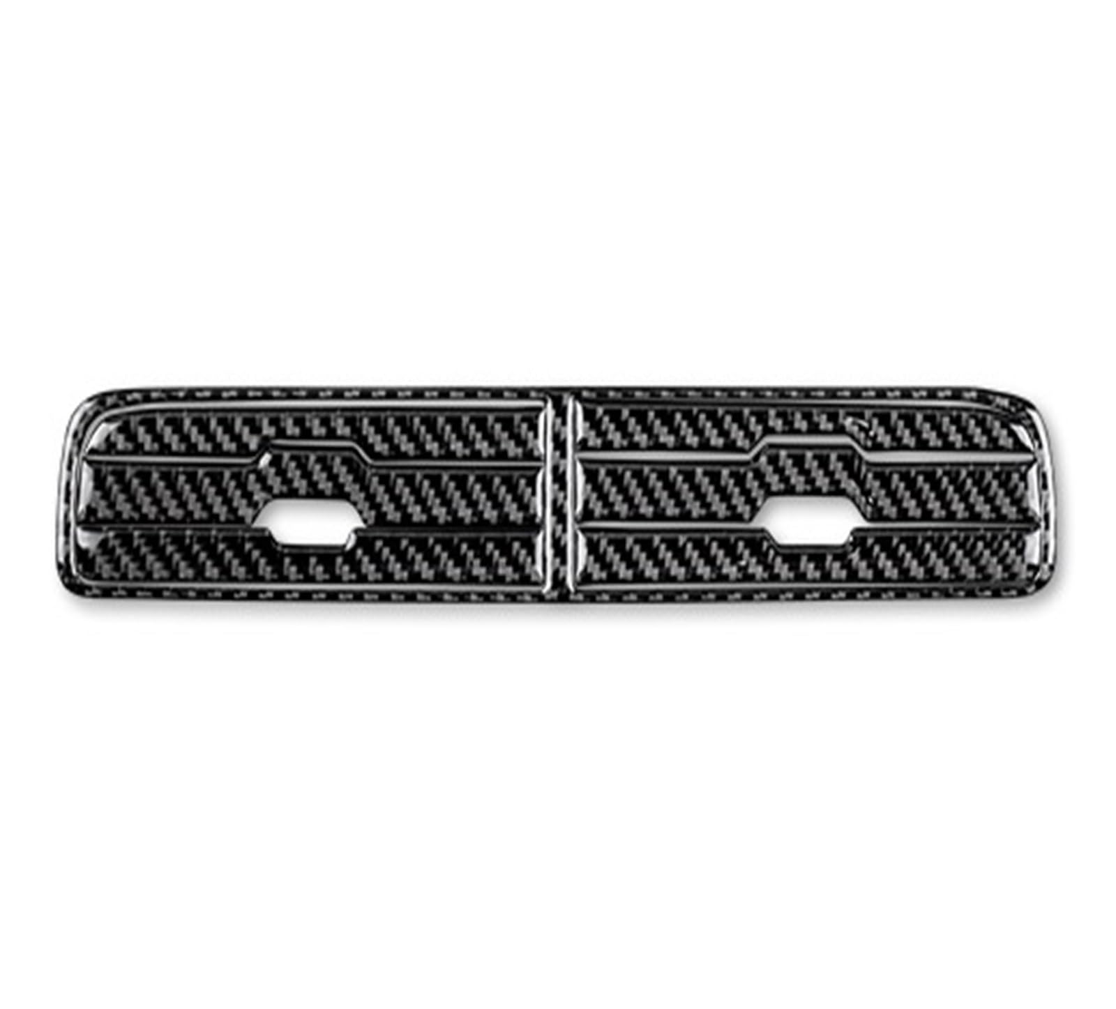 Interior Trim for Chevrolet for Camaro 2010 2011 Interior Trim Car Air Conditioning Switch Panel Cover Real Carbon Fiber Sticker Cover Trim Sticker(Air Vent Black)