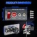 12V Ignition Switch Panel, Ignition Starter Switch Panel, Racing Car Ignition Switch Panel with Engine Push Button, 4 in 1 Ignition Panel Carbon Toggle Switches for Race Car Sport Competitive RV Truck