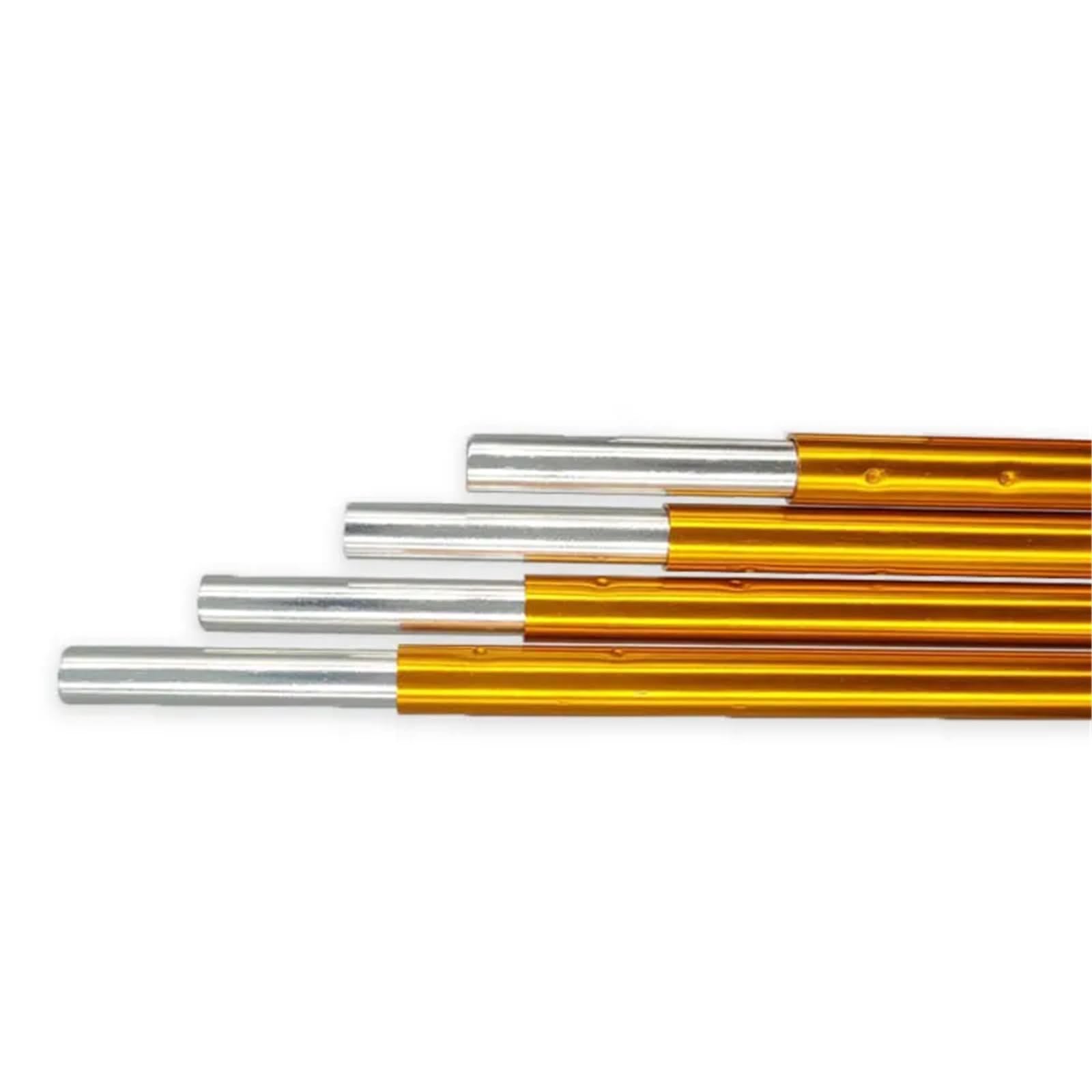 NFEKLFI Lot De 4 Piquets Tente 36,5 Cm – Alliage Aluminium, 8,5 Mm – Pour Tente 1-2 Personnes, Camping Léger