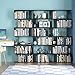 Homfa Bookshelf 6-Tier Bookcase S Shaped Bookshelf, Free Standing Display Storage Shelves Decor Furniture for Living Room Home Office