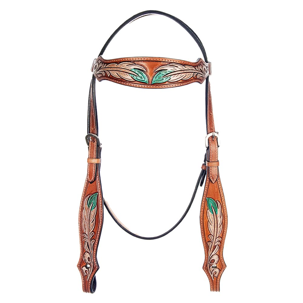 American Darling Western Horse Headstall Tack Genuine American Leather