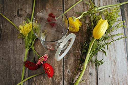 Tiamall 4 Rolls Clear Floral Tapes Waterproof Flower Tape Florist Tape For Bouquet Stem Wrapping And Floral Crafts(2 Rolls 5Mm Wide+2 Rolls 8Mm Wide) #TOP2