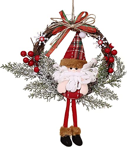 ChristmasWreath,Door wreath,1PC Christmas Hanging Decoration