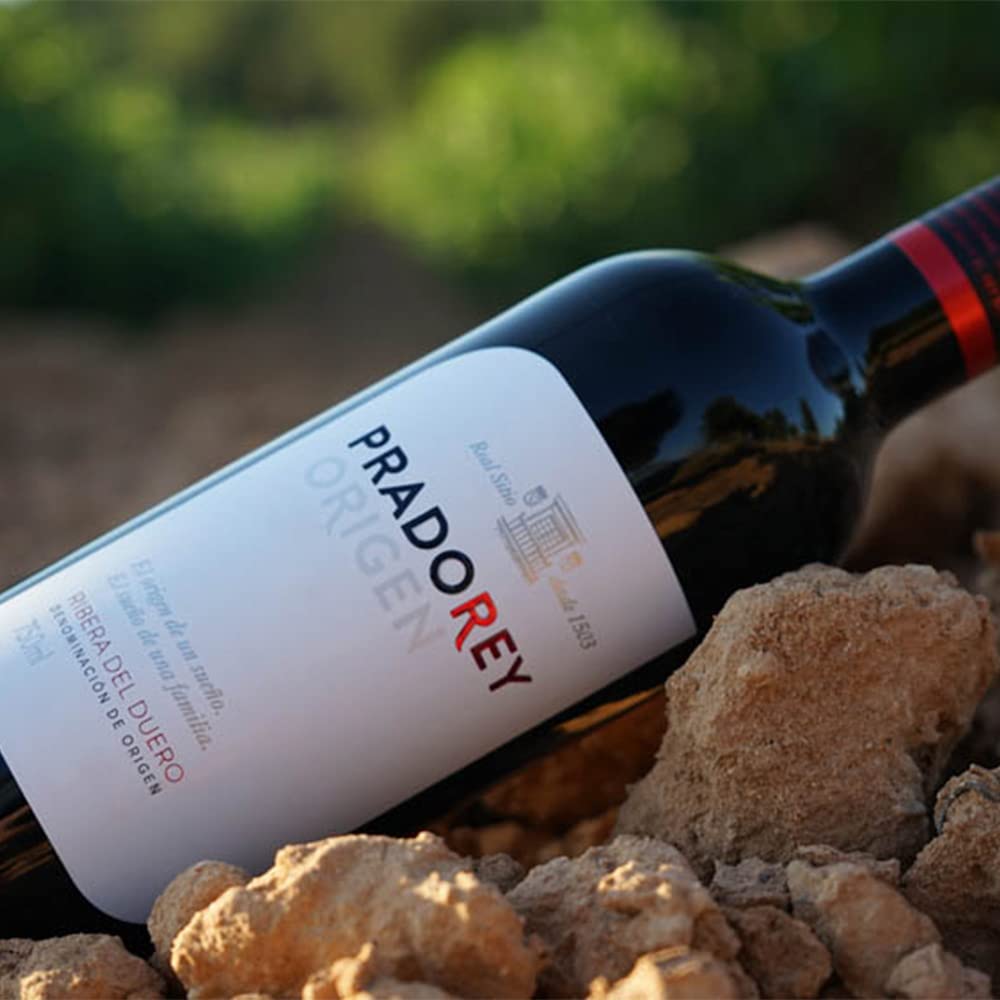Pradorey ORIGEN | Vino Tinto Roble Variedad Tempranillo, D.O. Ribera del Duero, Vino Gastronómico, 0,75 L Pack 6 Botellas (2024)