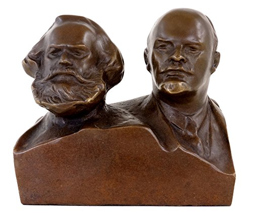 Lavorato a mano. Arte & Ambiente – Busto in bronzo – Marx e Lenin – acquista figure in bronzo – Militaria – Busto Karl Marx – Busto Lenin
