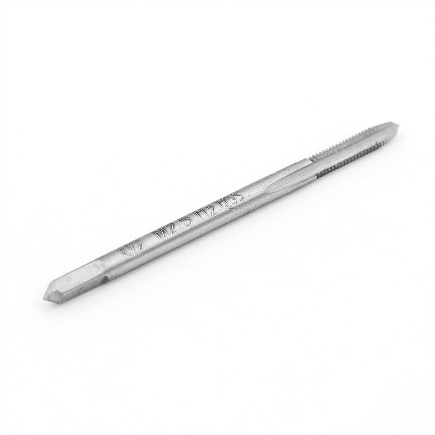 Kesiku M2.5 * 0.45 Metric Hand Thread Tap, Taper Screw Tap Set, Tapping Tool Repair Tool, 1 Pair, Silver, M2.5*0.45-2pc - Image 4