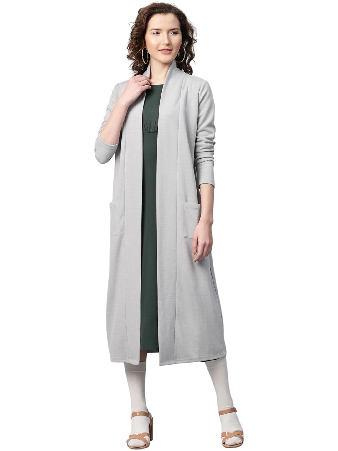 sassafras Women's Flat Rib Longline Shrug-picture-25