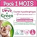 Love & Green Couches Taille 1 (2-5 Kg) - Pack 1 Mois (138 Couches)
