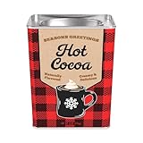 McSteven's Hot Chocolate, Winter Warmer Season's Greetings Red Plaid, 8 Ounce