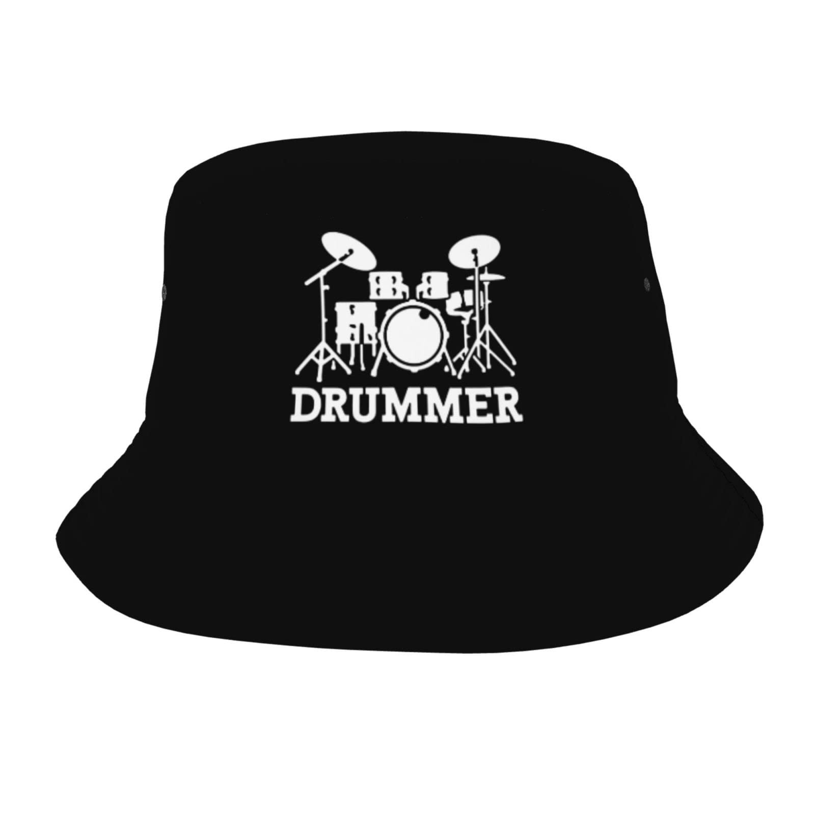 Iubbki Unisex As Pic Drumsticks Drummer Tools Caps Men Women Outdoor Leisure Shade Sun Bucket Hat