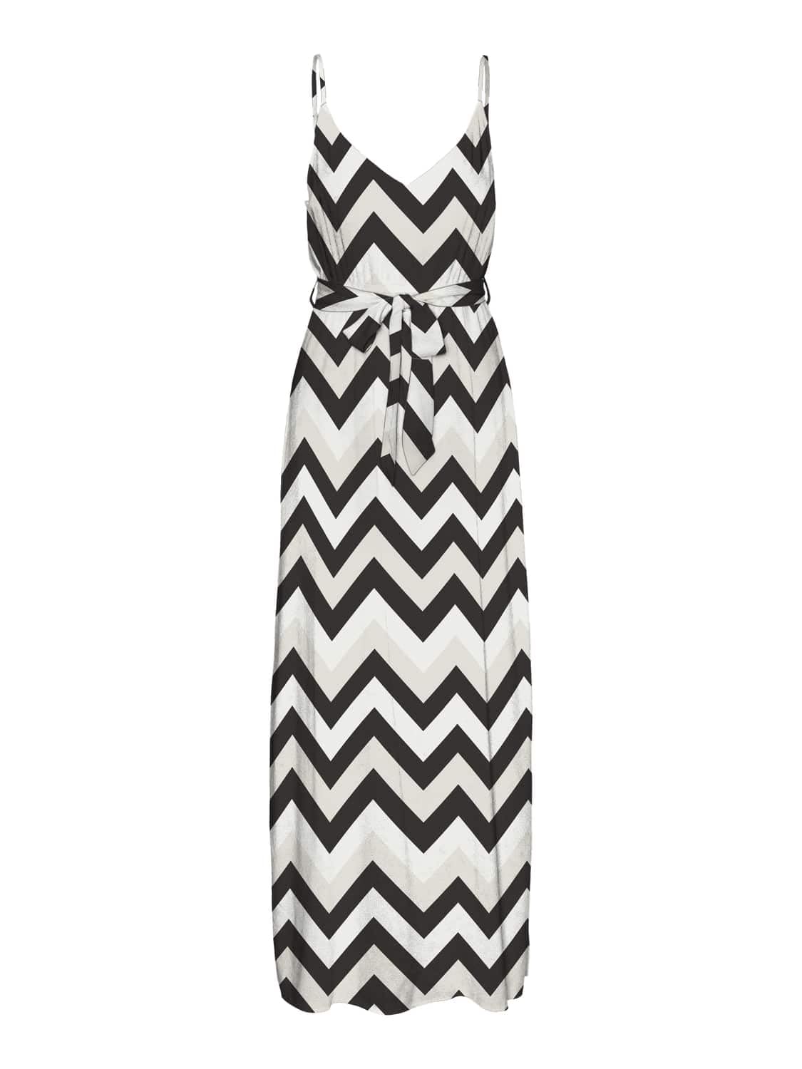 VMEASY JOY SLIT MAXI V-NECK DRESS WV GA Elbise Kadın