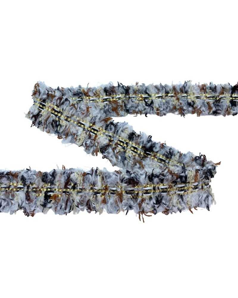 PASSAMANERIA COPRIPUNTO LUCIDO - GRIGIO MEDIO