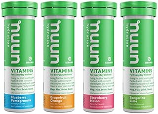 Nuun Vitamins: Vitamins + Electrolyte Drink Tablets, Mixed Fruit Pack, 4 Tubes (48 Servings), 12 Count (Pack of 4)