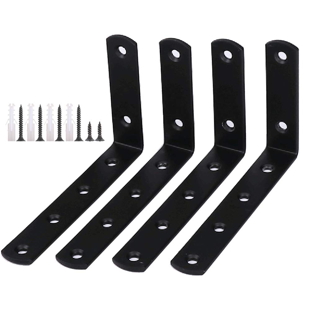 Buy Cyleibe Heavy Duty Shelf Brackets, 4 Pack Triangle Shelving