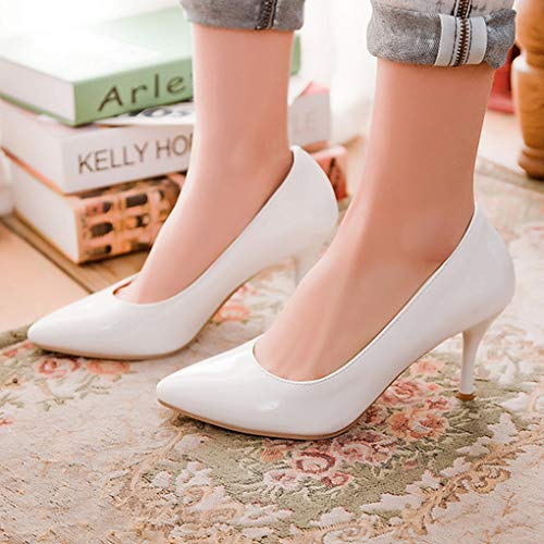 DEERBUNNY Classics Women's IN3 Stiletto Candy Color Classic Pointed Toe High Heels Pumps Wedding Dress Office Shoes3