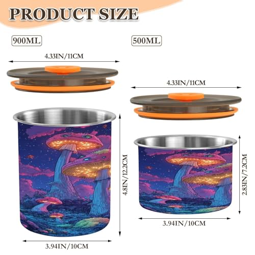 Envase para café hermético de acero inoxidable Blueangle 30oz miniatura 2
