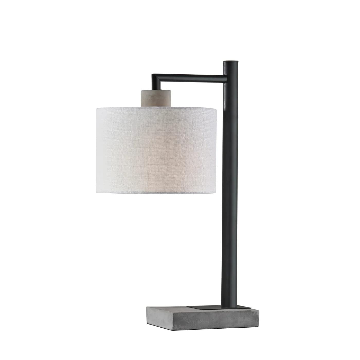 Photo 1 of Adesso 5003-22 Devin Table Lamp, 22.5 in., 60W, Black/Grey Finish, 1 Modern Lamp