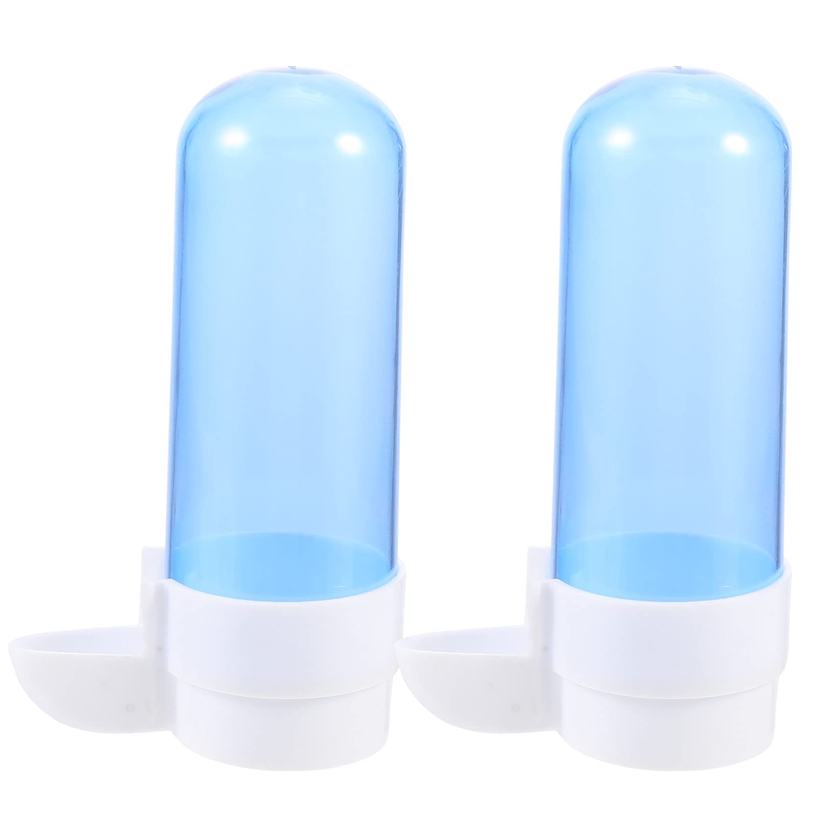 2pcs Bird Drinker Bird Food Holder Outdoor Bird Feeder Hanging Water Feeder Bird Supply Bird Feeder Tray Outdoor Bird Water Container Plastic Bird Feeder Bird Food Container