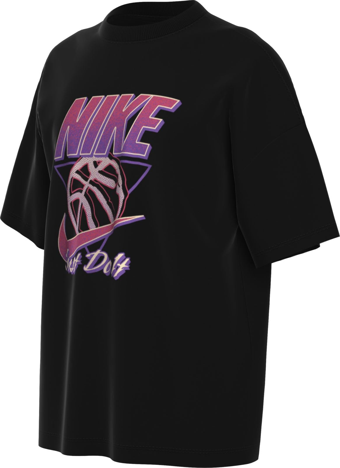 NIKE FZ5556-010 Sportswear T-Shirt Girl's Black Size S