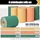 Mojucraft profi schleifpapier rolle，6 Schleifpapierrollen set 60/80/120/150/220/320 Körnung Schleifrollen zum Schleifen von Holz Metall Stahl Edelstahl