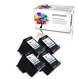 Printronic Remanufactured Ink Cartridge Replacement for HP 94 C8765WN (4 Black) 4 Pack