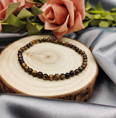 Casdan 10 Pcs 4Mm Mini Semi Precious Gemstone Energy Bracelets For Women Tiny Bracelet Stone Statement Bracelet Charm Beaded Couples Bracelets #TOP5