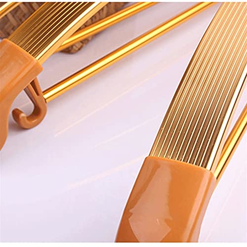 Perchas, Paquete de 10 Perchas de Aleación de Aluminio Resistentes con Gancho Giratorio para Ropa, Abrigos, Vestidos, Camisas, Chaquetas,Deslizantes Y Que No Dejan Marcas. Ideales para Colgar