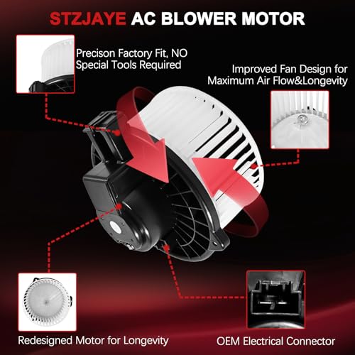 Image of AC Heater Blower Motor HVAC Fan 700290 Compatible with Subaru for Forester 2014-2018, for Impreza 2012-2016, for WRX 2015-2018, for WRX STI 2016-2018 72223FJ001 75081