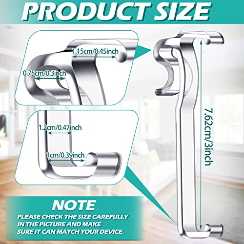 Sujetadores para cenefa de ventana transparentes de 7,62 cm 2