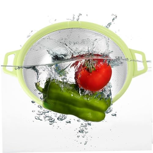 Colador De Malla Fina De Acero Inoxidable Para Cocina miniatura 2