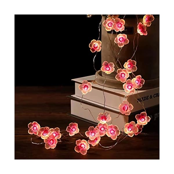 Led fairy string lights, 10ft 30 led battery operated fairy string lights fun led lights for bedroom party desk wedding christmas decorations - image 6