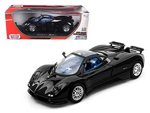Pagani Zonda C12 Black 1/18 Diecast Model Car by Motormax 73147 Pagani Zonda C12 Black 1/18 Diecast Model Car by Motormax 73147