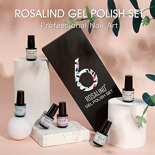 Gel Nagellack Set, Regenbogen Gel Nagellack Set getränkter LED Nagellack, geeignet für Nagelstudio Nageldesign Starter… – Bild 6
