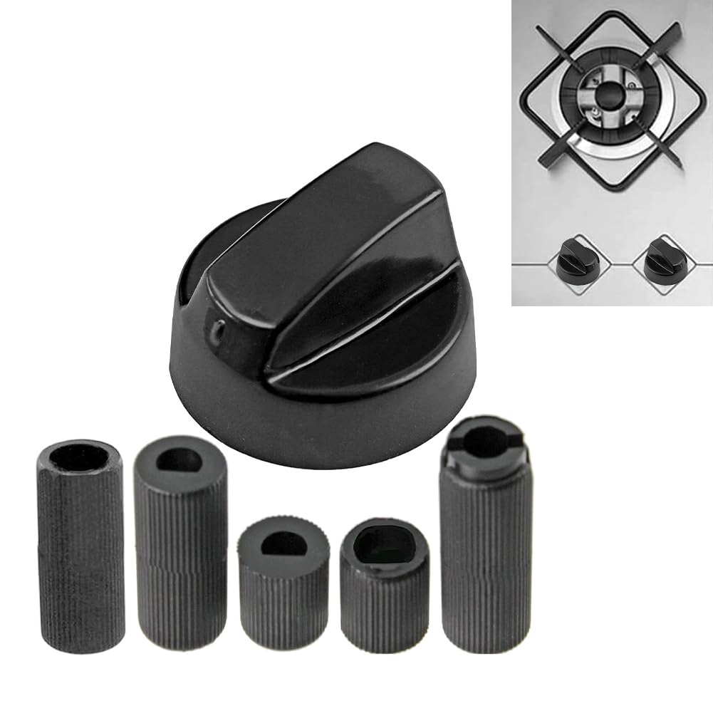 Boutons De Cuisinière Universels – Lot De 4 Blancs + Adaptateurs | Pour Plaques Gaz, Four, Appareils électroménagers