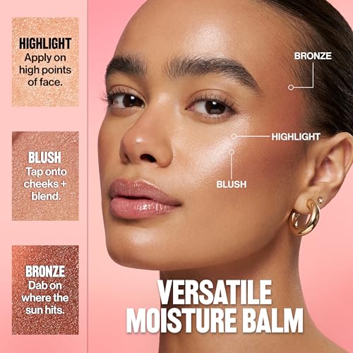 Revlon Glimmer Super Balm, Multi-Use Makeup, 002 Cocktail Hour, 0.06 oz - image 6