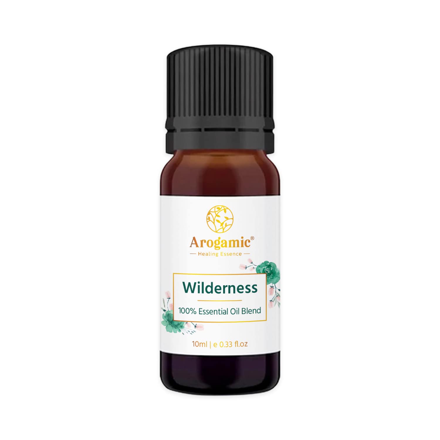 Arogamic Wilderness Aromatherapy Diffuser Oil Blend (10 ml) | 100% Essential Oil Blend, No Synthetic Fragrances | Fresh, Woody & Reviving Aroma