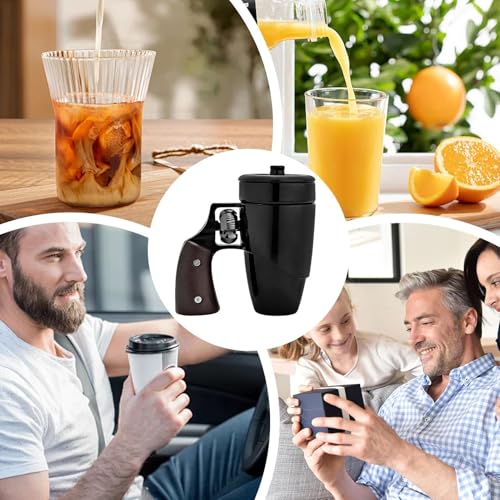 Mug à café pour thé eau bière à double paroi étanche bureau et maison