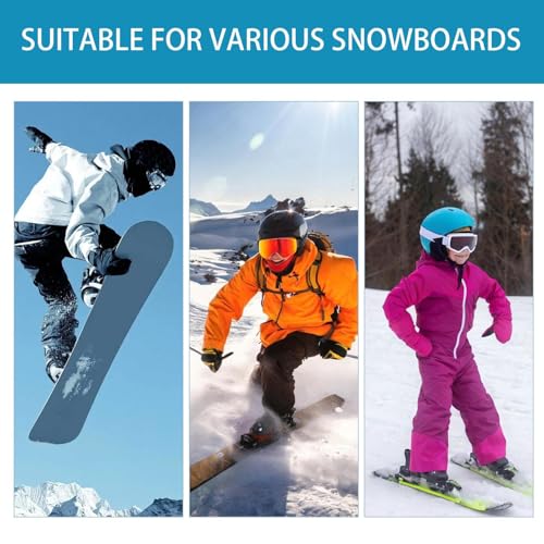 Yongmcxhhj Snowboard Stomp Pad - Fer adhésif et antidérapant | Coussinets triangulaires de ski pentagramme - Pour professionnels, débutants, alpinistes, amateurs, femmes, hommes et adultes – vue 4