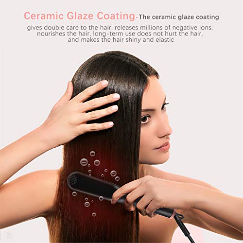 Cepillo alisador eléctrico rápido 3 en 1 para cabello miniatura 4