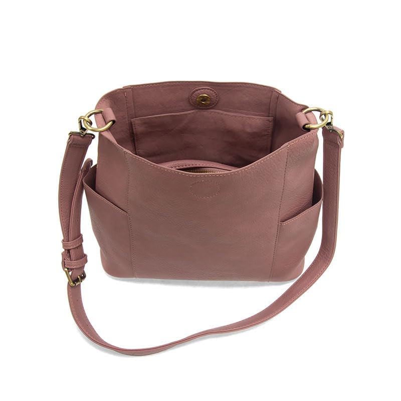 Image of Joy Susan Side-Pocket Bucket Bag: Kayleigh Crossbody